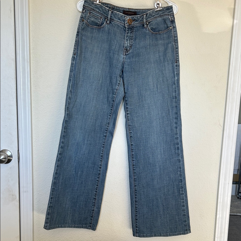 Christopher Blue Flare Women's Jeans in Classic Denim